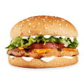 Double Chicken Cryspy Burger